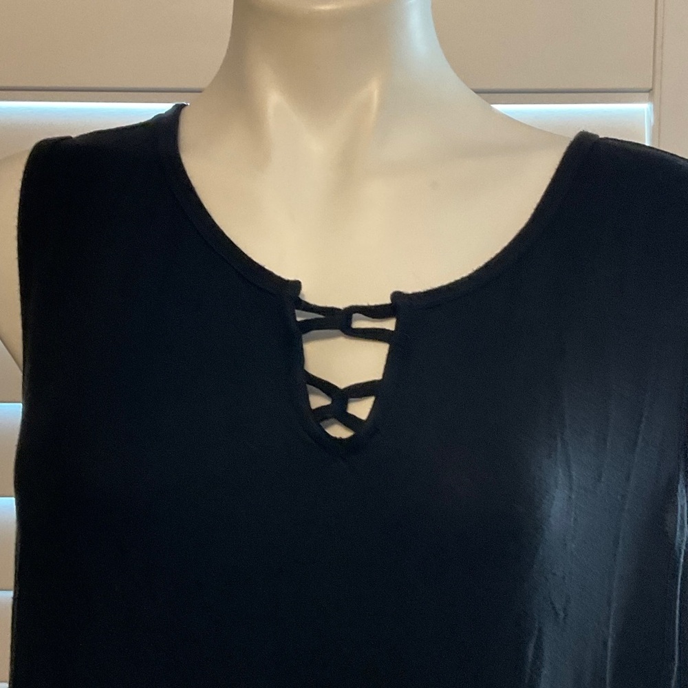 Terra & Sky Black Mini Dress - Picture 2 of 6